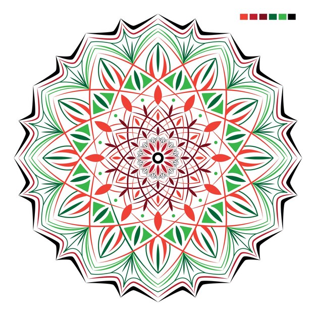 Plik wektorowy mandala design-7, szablon projektu mandali, ozdobne koło.