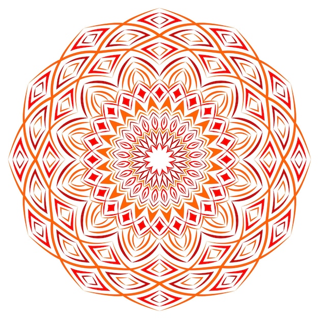 Plik wektorowy mandala design-8, kolorowy luksusowy szablon projektu mandali.