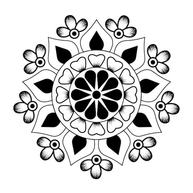 Plik wektorowy mandala design