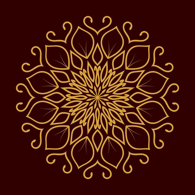 Plik wektorowy mandala design