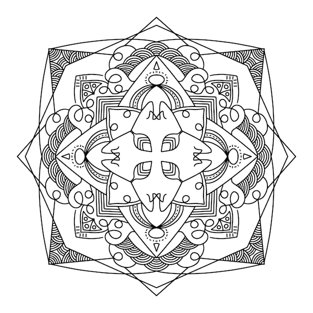 Mandala Do Malowania Dla Dorosłych