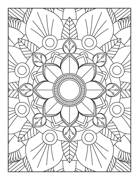 Mandala. Kolorowanka