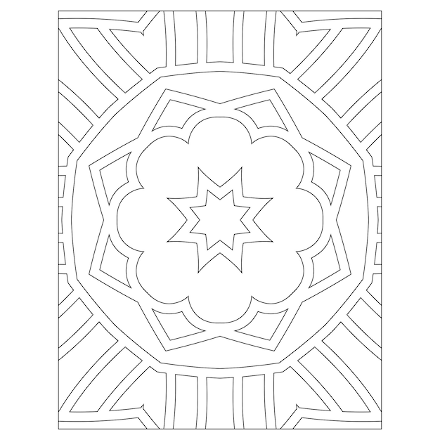 Mandala. Kolorowanka