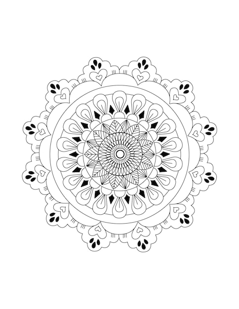 Mandala. Kolorowanka