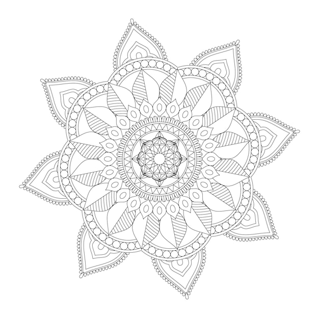 Mandala. Kolorowanka