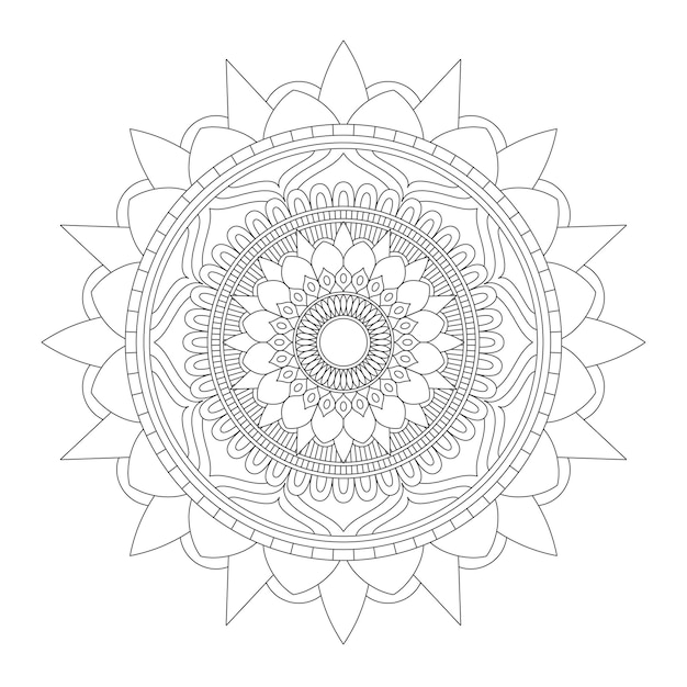 Mandala. Kolorowanka