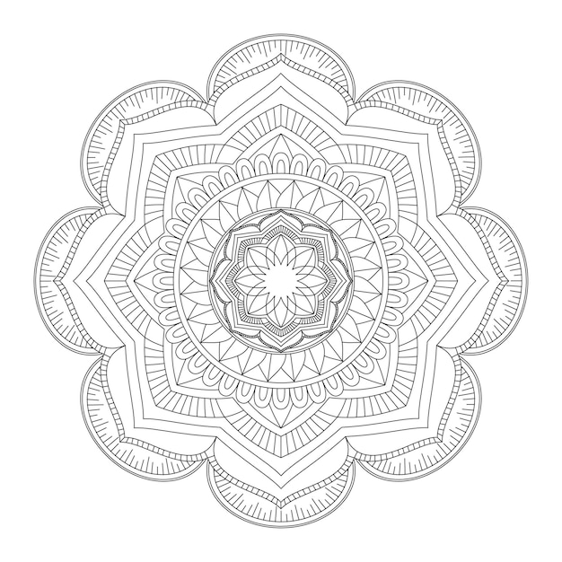 Mandala. Kolorowanka