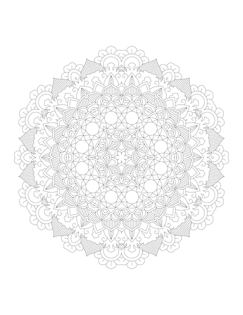 Mandala. Kolorowanki Mandala. Kolorowanki Dla Dorosłych.