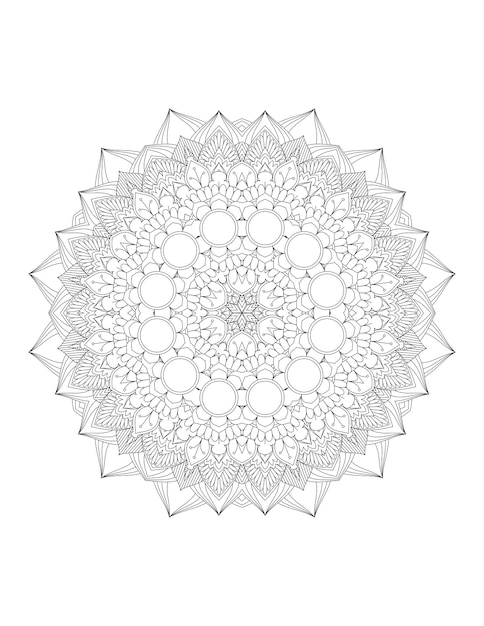 Mandala. Kolorowanki Mandala. Kolorowanki Dla Dorosłych.