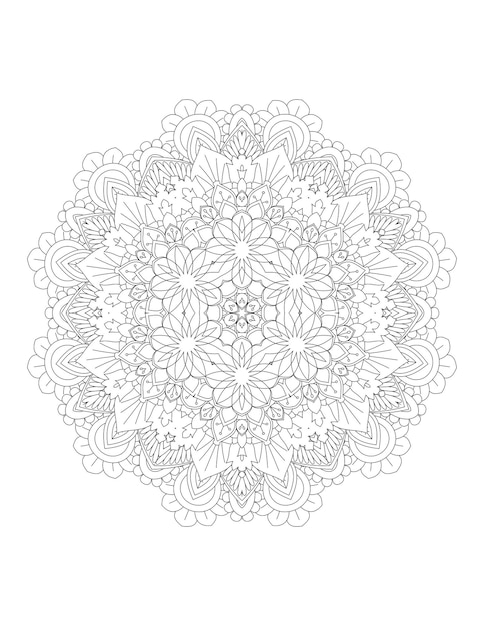 Mandala. Kolorowanki Mandala. Kolorowanki Dla Dorosłych.