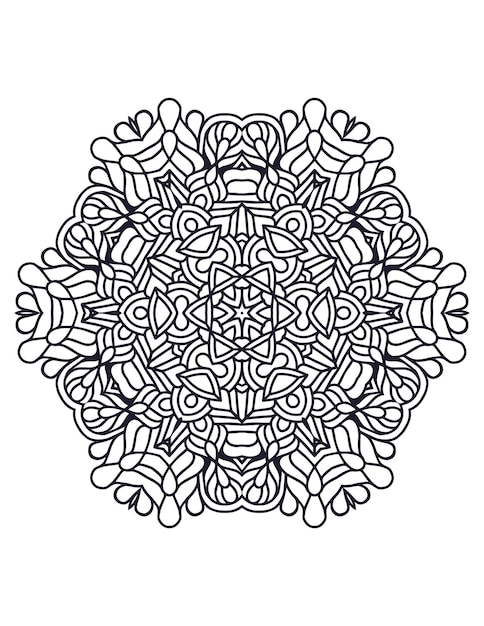 Mandala Kwiatowa. Mandala. Kolorowanki Mandala. Kwiat