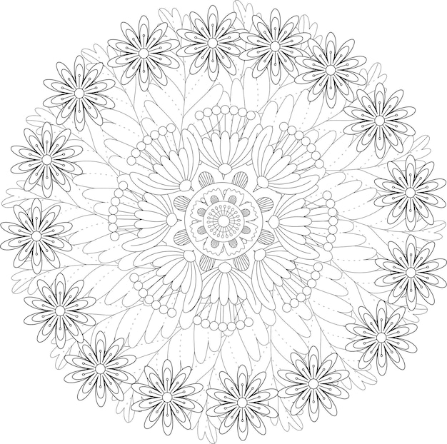 Mandala kwiatowa