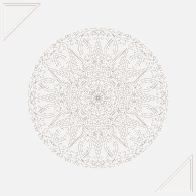 Mandala Piękna Sztuka Biały Kolor Projekt Symbol Czarny Kolor Darmowych Wektorów05