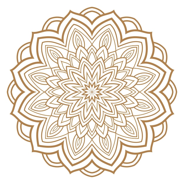 Mandala Vector Luksusowy Ozdobny Projekt