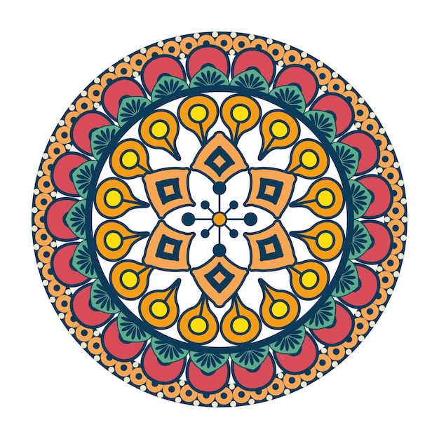 Mandala Vintage Elementy Dekoracyjne