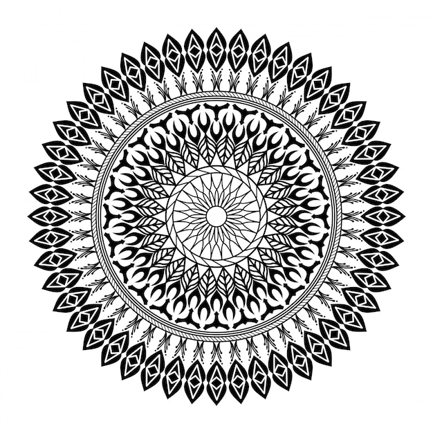 Mandala w stylu wschodnim