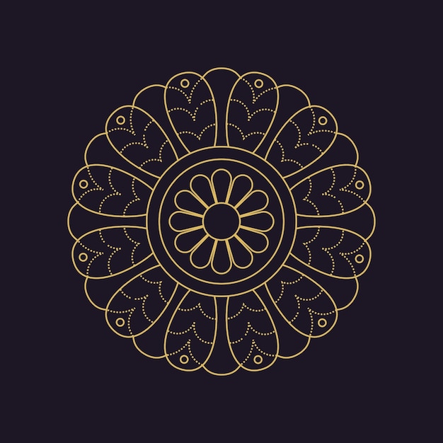 Mandala-wektor Logo / Ikona Ilustracja