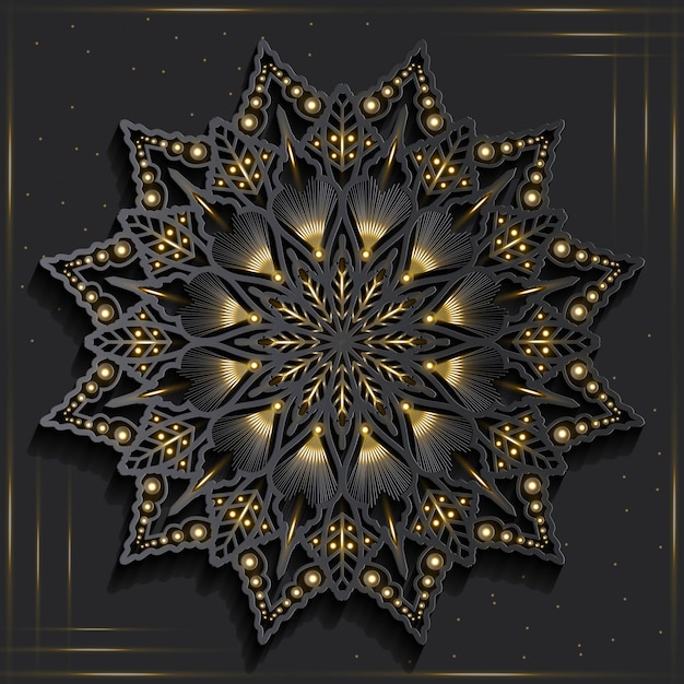 Mandala Z Efektem 3d