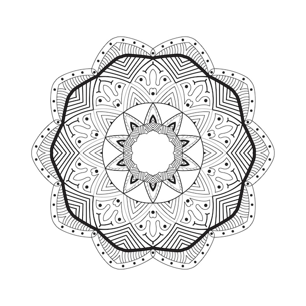 Mandala z ozdobą świąteczną