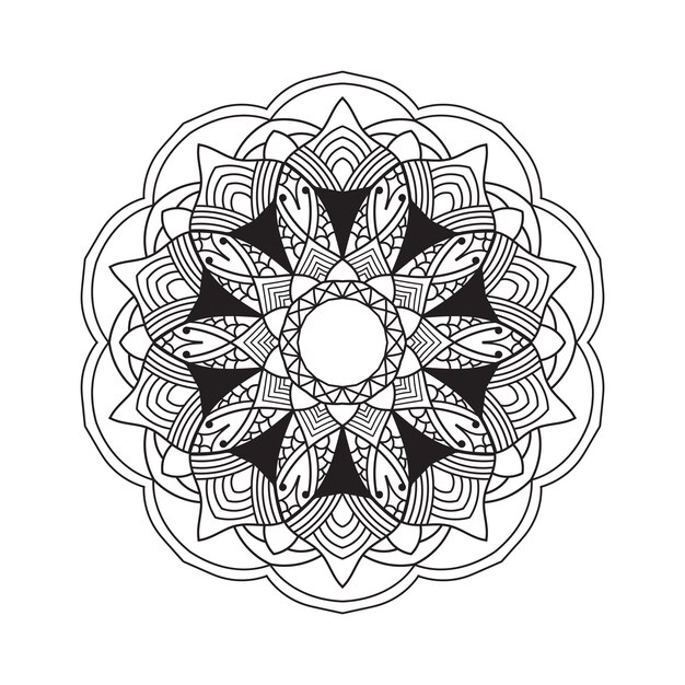 Mandala z ozdobą świąteczną