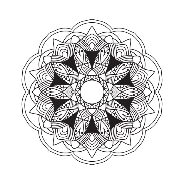 Mandala z ozdobą świąteczną