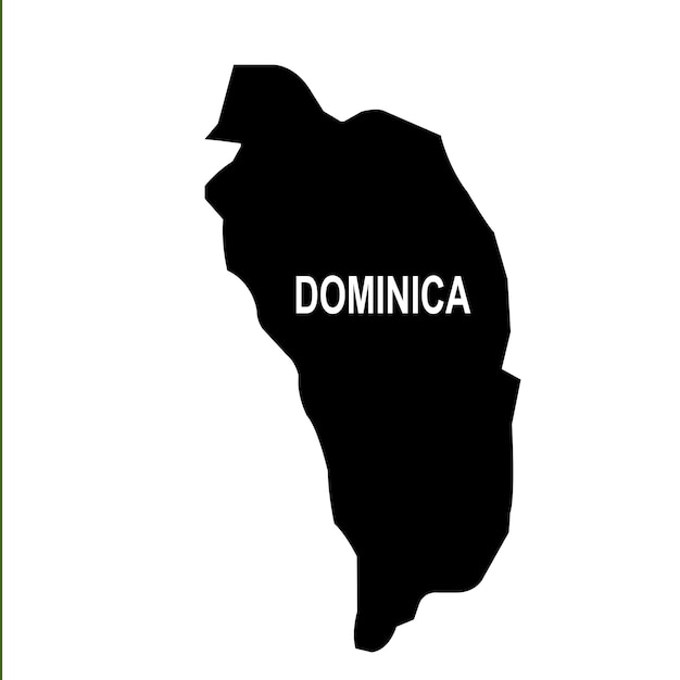 Mapa Dominiki