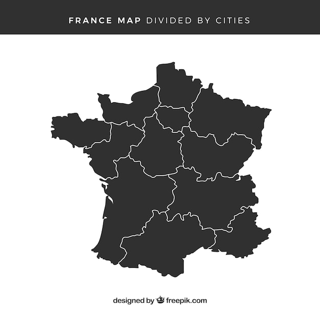 Mapa Francji