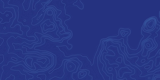 Mapa geograficzna dna morskiego Kontura mapy abstrakcyjnej