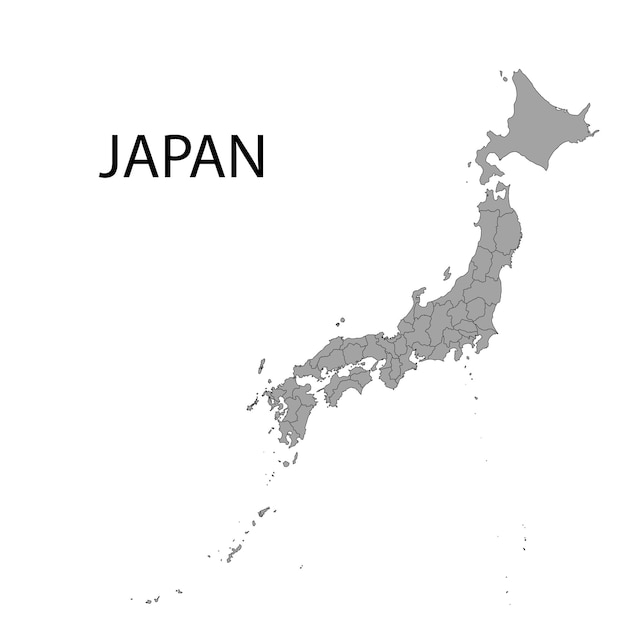 Mapa Japonii