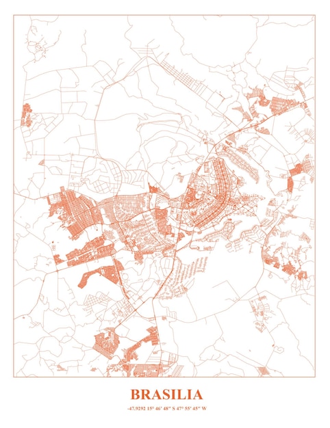 Mapa Kartelu Brasilia City