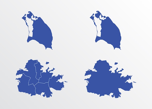 Plik wektorowy mapa miasta oslo