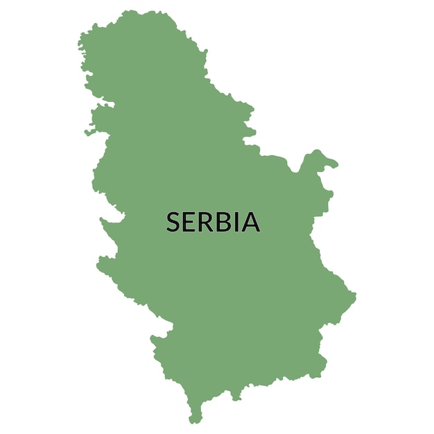 Mapa Serbii Mapa Serbii