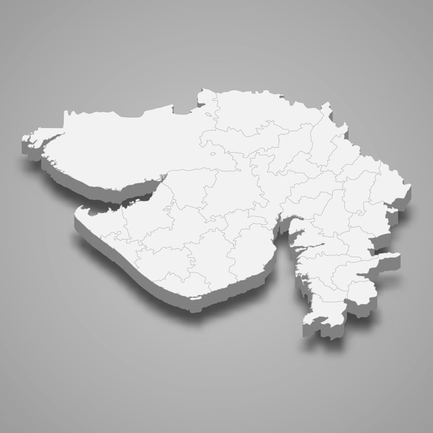 Plik wektorowy mapa stanu indii