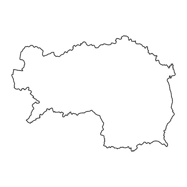 Plik wektorowy mapa stanu styria ilustracji wektorowych austrii