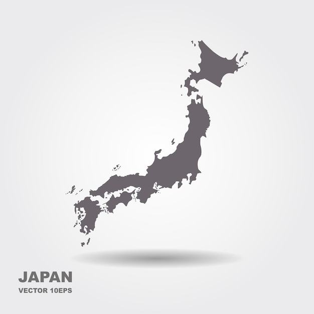 Mapa Wektor Japonii