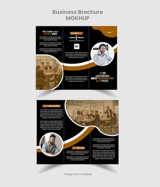 Plik wektorowy marketing brochura biznes reklama tożsamość premium druk ilustrator projekt