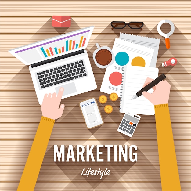 Marketing Cyfrowy Ilustracje