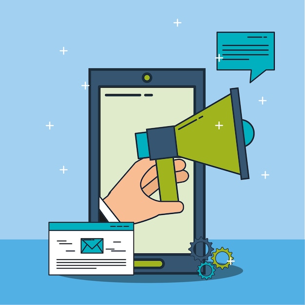 marketing cyfrowy telefon megafon reklama e-mail