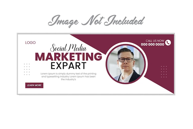 Marketing W Mediach Społecznościowych (fb Cover Vector)