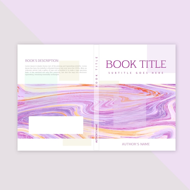 Marmur Textured Book Cover Template