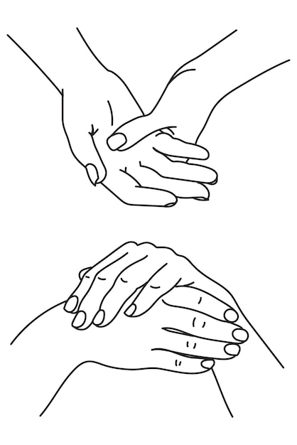 masaż rąk, rysowanie linii, manicure i pielęgnacja rąk