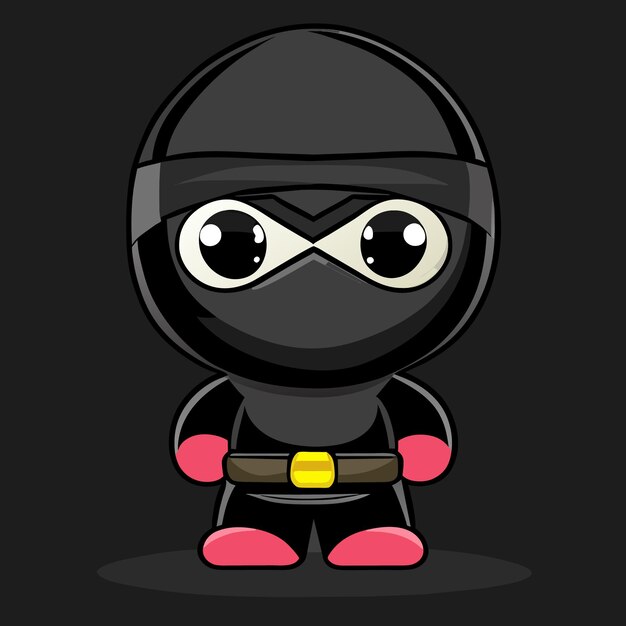 Plik wektorowy mascotstyle ninja icon