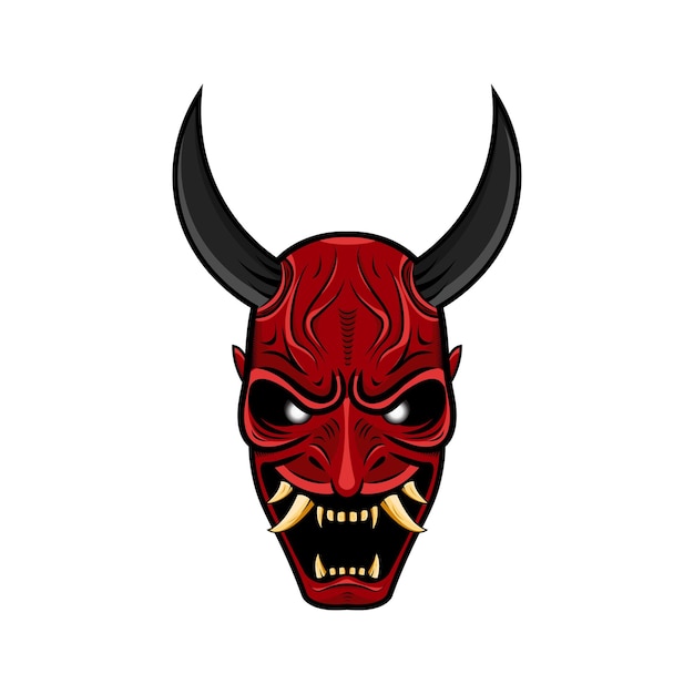 Maska Japońskiego Diabła Oni