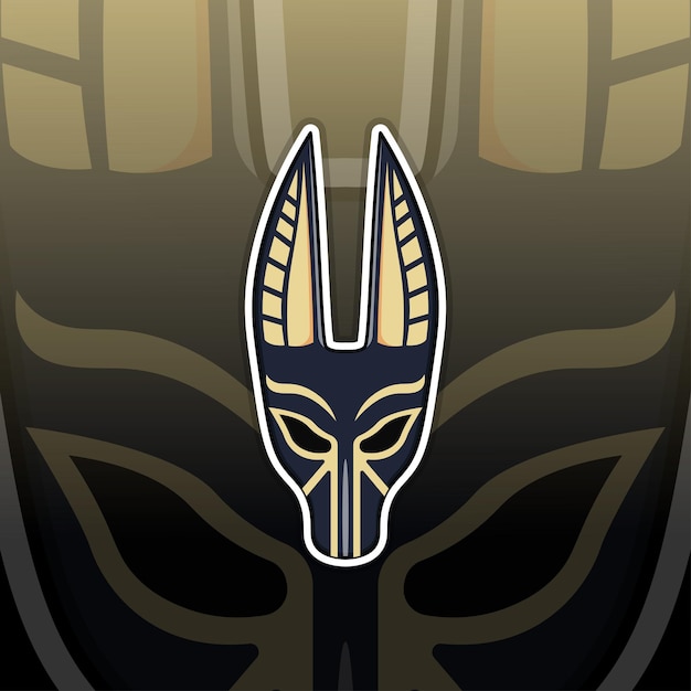 Maskotka Anubis maskotka ilustracja logo