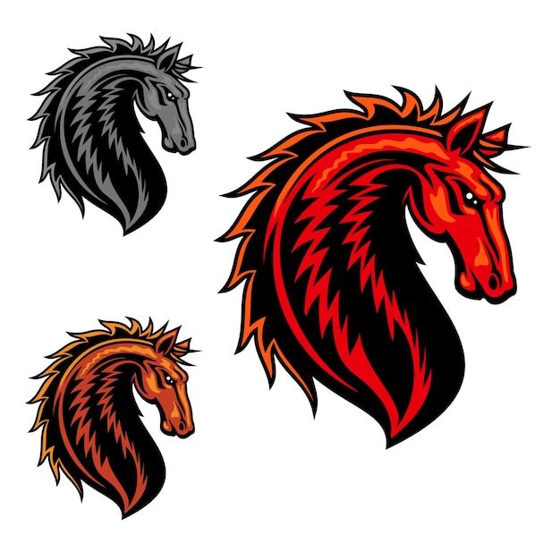 Maskotka Kreskówka Dziki Koń Mustang