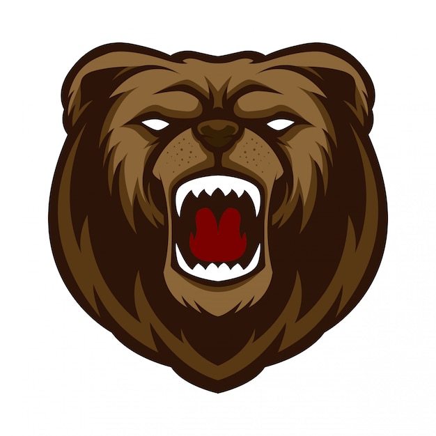 Maskotka Logo Angry Bear