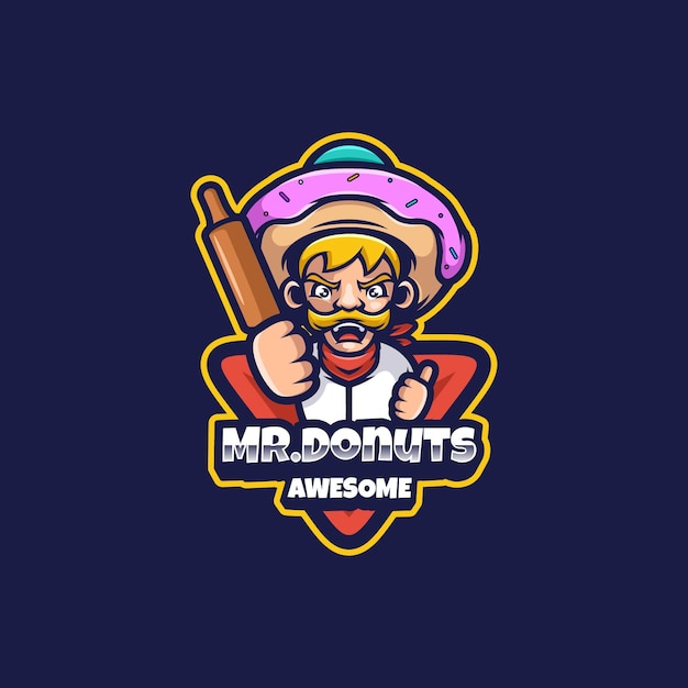 Maskotka Logo Mr Donuts