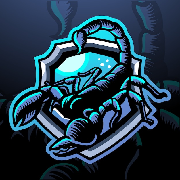 Maskotka Skorpiona. Logo Esport