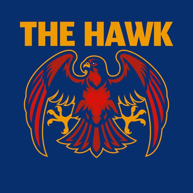 Maskotka Stylu Hawk Sport Logo