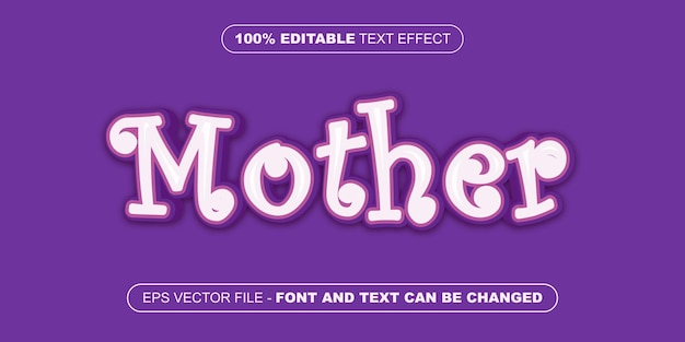 Matka 3d Edytowalny Efekt Tekstowy